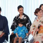 蝙蝠柄の浴衣、素敵ですね！