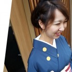 Lojeのお着物をご着用下さいました
